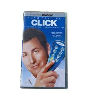 CLICK (UMD-Movie, 2006) Adam Sandler, Kate Beckinsale, Christopher Walken  PSP.